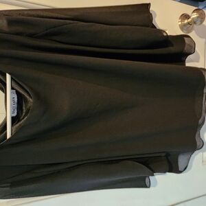 Grace Karin Black Sheer Blouse